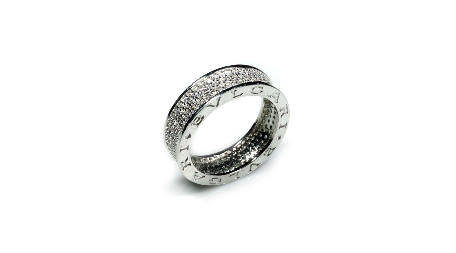 Халка BVLGARI с четири реда циркони